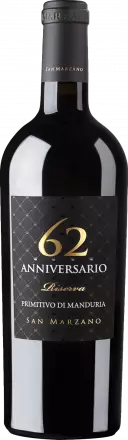 San Marzano 62 Anniversario Primitivo di Manduria Riserva 2019 von San Marzano