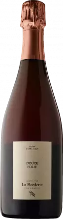 Champagne Domaine la Borderie Douce Folie Extra Brut Rose von Champagne Domaine la Borderie